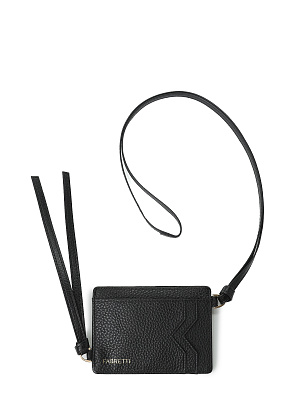 Q260050-2 FABRETTI Визитница жен. 100% натуральная кожа КРС 