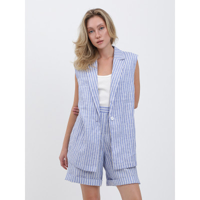 NK96-8 FABRETTI Жилет женский  100% лён