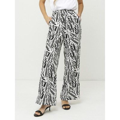 NCF79pr-1 FABRETTI Брюки женские 55% лён 45% вискоза