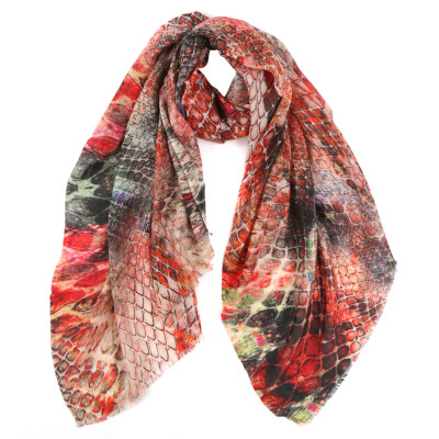 VFF0011-4 Шарф жен. 92% шерсть, 8% шелк 70x180 LEO VENTONI