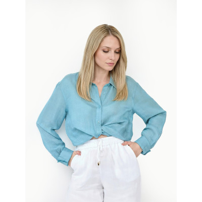 NLST63-111 FABRETTI Рубашка женская 100 % рами