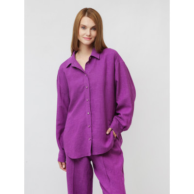 ZJ62-140 FABRETTI Блуза женская 53% лён, 47% вискоза