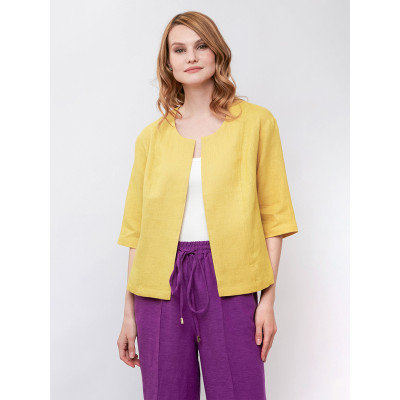 ZJ18-7 FABRETTI Блуза женская 100% лён