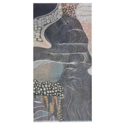 VF11-13 Шарф жен. 60% вискоза, 40% полиэстер 90x180 FABRETTI