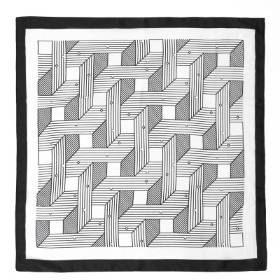 VFV26-30 Платок жен. 100% полиэстер 70x70 FABRETTI