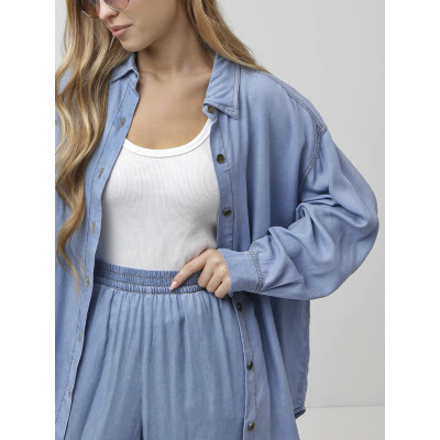 NCF62-112f FABRETTI Блузка женская 100% тенсель