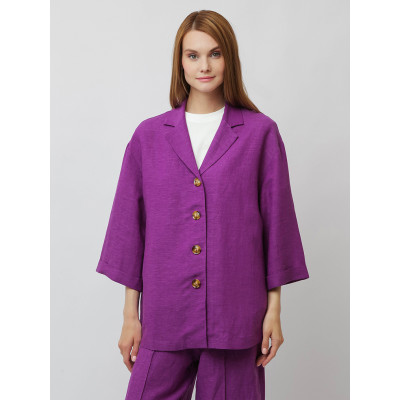 ZJ25-140 FABRETTI Блуза женская 53% лён, 47% вискоза