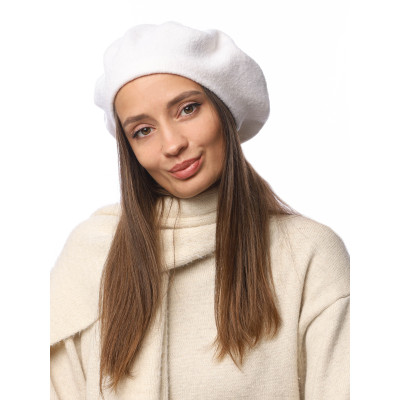 DSR105-1 Fabretti Берет женский 100% шерсть мериноса