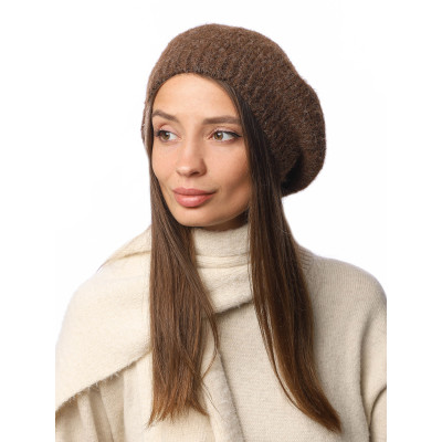 DI43-12 Fabretti Берет женский 30% вискоза 70% полиэстер