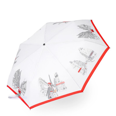 UFR7-3 Зонт жен. Fabretti, автомат, 3 сложения, эпонж