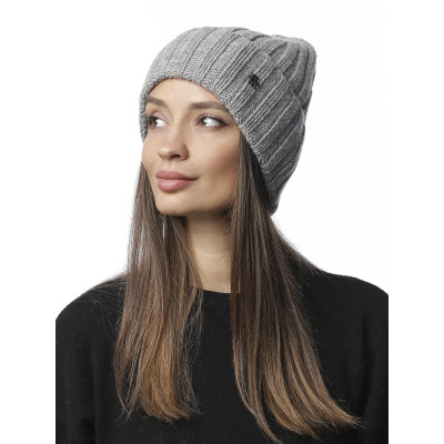 DLIF37-3 Fabretti Шапка женская 100% шерсть