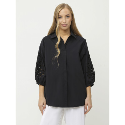 NCF58-2 FABRETTI Блуза женская 80% хлопок 20% полиэстер