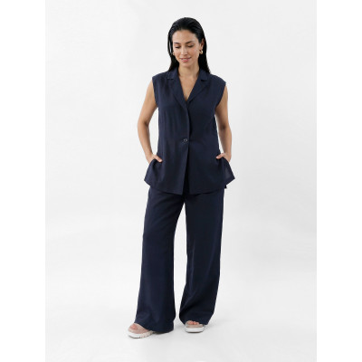 NYCD96-110 FABRETTI Жилет женский 30% лен, 70% тенсел