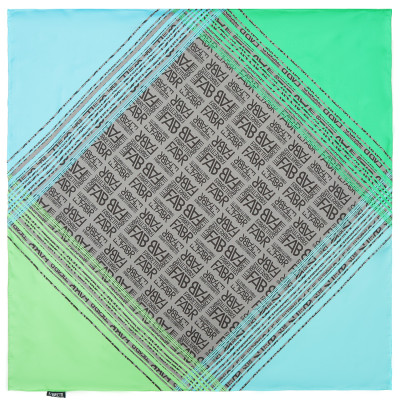 VFS0002-11 Платок жен. 100% шелк 90x90 FABRETTI