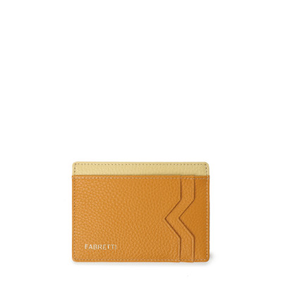 Q260051D-105 FABRETTI Визитница жен. 100% натуральная кожа КРС 