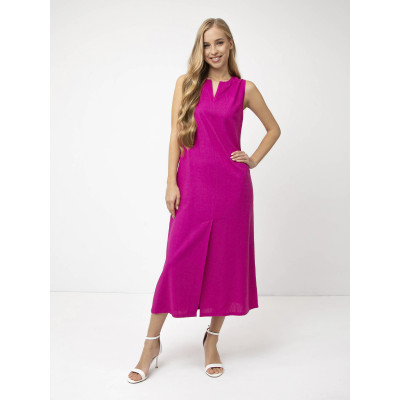 NCF89-73 FABRETTI Платье женское 70% лён 30% вискоза