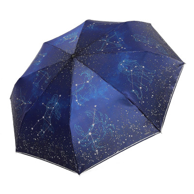 UFLS100-8 Зонт жен. Fabretti, облегченный автомат, 3 сложения, сатин