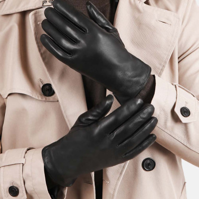 17.6-1  FABRETTI Перчатки муж. нат. кожа