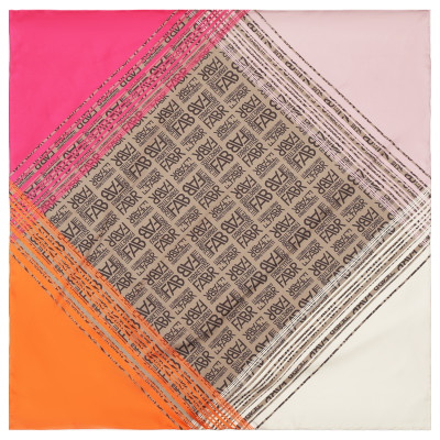 VFS0002-5 Платок жен. 100% шелк 90x90 FABRETTI