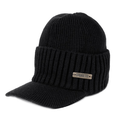 DWG79-2f Fabretti Кепка мужская 35% шерсть, 20% вискоза, 45% акрил