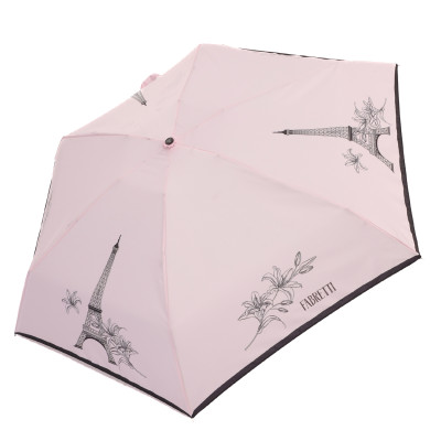 UFZ7-5 Зонт женский, механический, 5 сложений, эпонж
