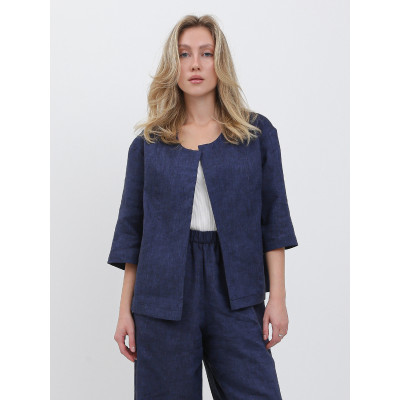 NK18-9 FABRETTI Жакет женский 100% лён