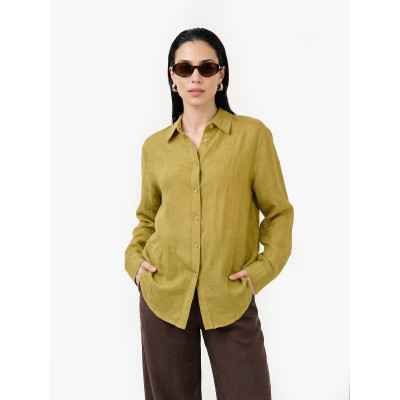 NLST63-101 FABRETTI Рубашка женская 55% рами, 45% тенсел