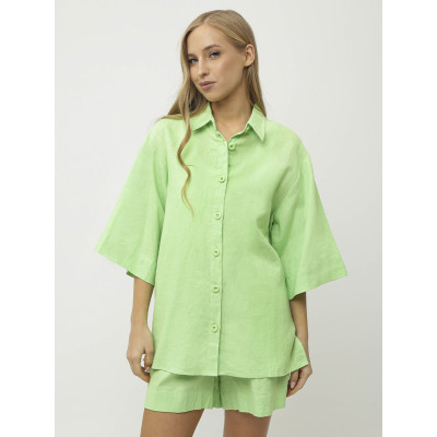 NCF144-154 FABRETTI Блуза женская 70% лён 30% вискоза