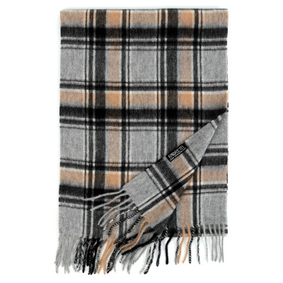 VGU1-3 Шарф муж. 100% шерсть 30x180 FABRETTI