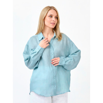 NLST63-153 FABRETTI Рубашка женская 55% рами, 45% тенсел