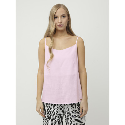 NCF97-5 FABRETTI Топ  женский 55% лён 45% вискоза