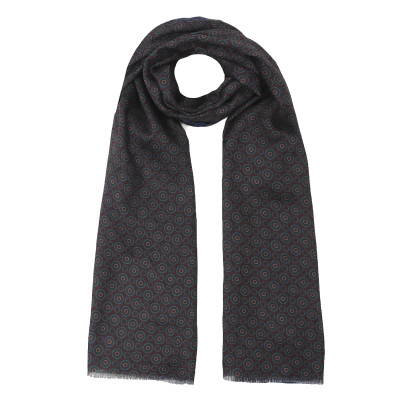 VGW5-4 Шарф муж. 100% полиэстер 70x180 FABRETTI