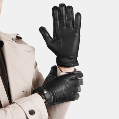 17.4-1 FABRETTI Перчатки муж. нат. кожа