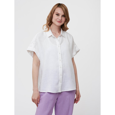 ZJ46.1-1 FABRETTI Блуза женская 100% лён