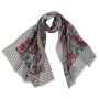 IT9112O-13 Шарф жен. 92% шерсть 8% шелк 70x180 LEO VENTONI