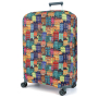 W1074-L FABRETTI Чехол для чемодана 92%полиэстер 8%спандекс 