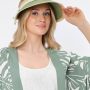 WZ6-13011 FABRETTI Козырек жен. 90% целлюлоза/10% полиэстер