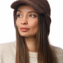 DX17-12 Fabretti Ушанка женская 50% нейлон, 50% полиэстер 