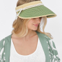 WZ6-13011 FABRETTI Козырек жен. 90% целлюлоза/10% полиэстер