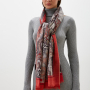 VFVRN3-4  Шарф жен. 100% мерсеризованная шерсть 70x180 FABRETTI 