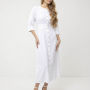 NCF29-1 FABRETTI Платье женское 70% лён 30% вискоза