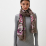VFVRN5-10  Шарф жен. 100% мерсеризованная шерсть 70x180 FABRETTI 