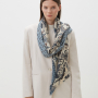 VFGLN13-11  Шарф жен. 100% мерсеризованная шерсть 70x180 FABRETTI 