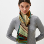 VFVRN4-11  Шарф жен. 100% мерсеризованная шерсть 70x180 FABRETTI 