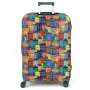 W1074-L FABRETTI Чехол для чемодана 92%полиэстер 8%спандекс 